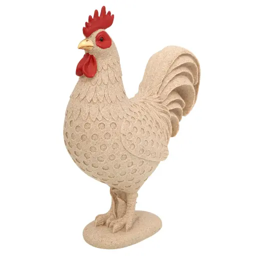 [595459] Gallo de resina Estilo Rustico Moderno (Chic) Ref: TG172697 20x10x26cm