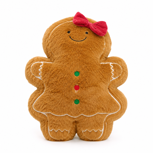 [2603091490033] Cojín navideño Muñeca de Jengibre. 29x34cm  