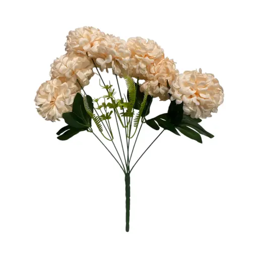 [196496] Flor artificial, 2 colores tela y pvc, 43cm  