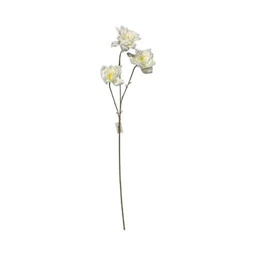 [196388] Flor artificial, 2 colores tela y pvc, 65cm 