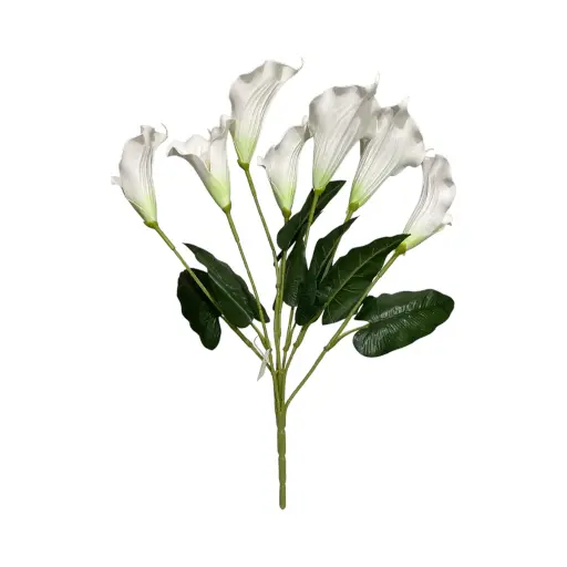 [196478] Flor artificial calas o cartucho, 60cm 