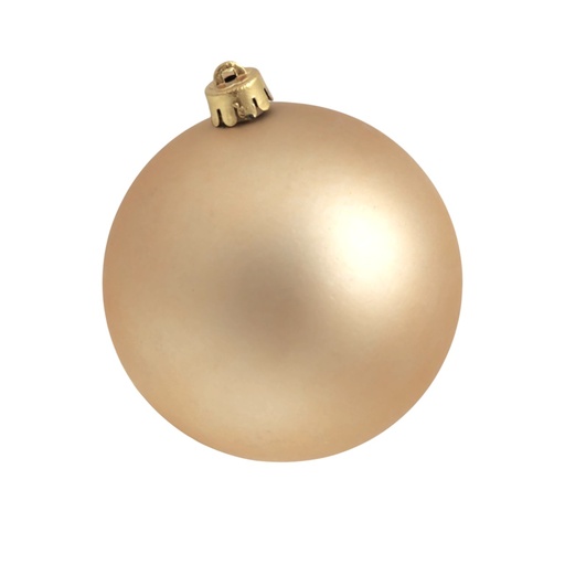 [9682000001297] Esfera navideña champagne Mate Ø15cm
