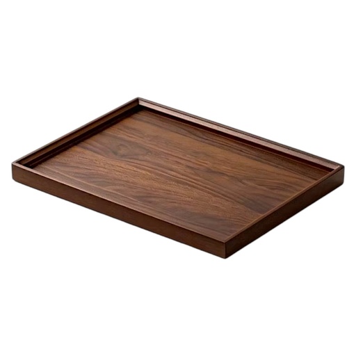 [8679818733817G] Bandeja de madera tipo nogal grande 24x35x3.5cm