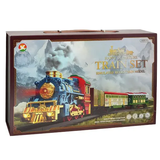 [224939] Tren navideño con luz y sonido a vapor con batería recargable. (66cm) Ref:XR3917/699-81A.