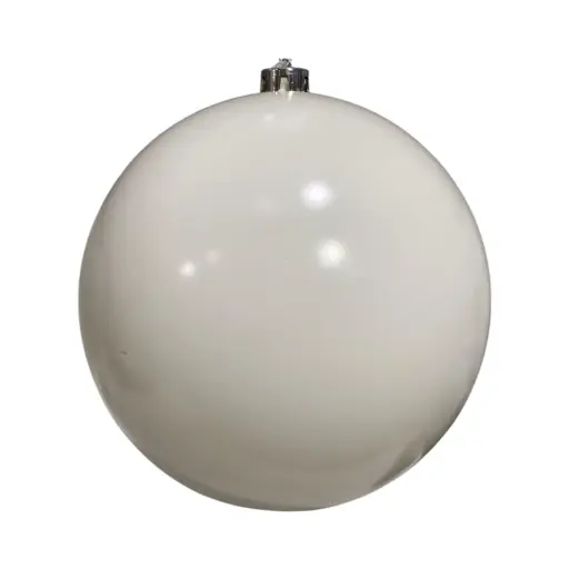 [9682000002393] Esfera Navideña Blanca Ø20cm, Ref:IC01-126764-04